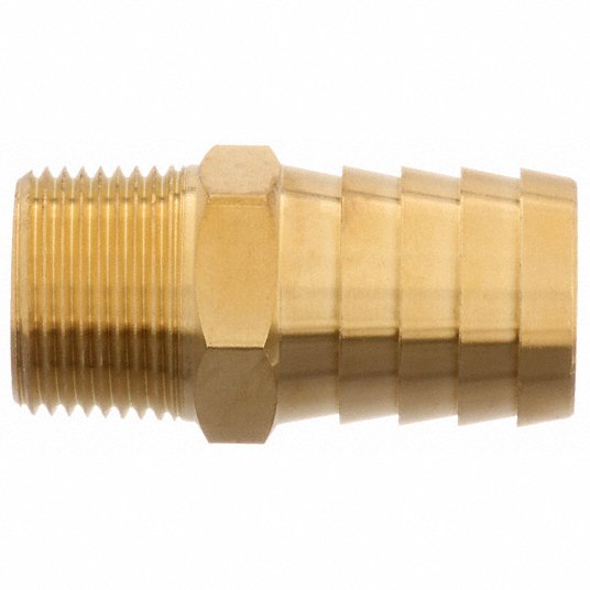 HOSE BARB 1/4X1/8"MPT LF