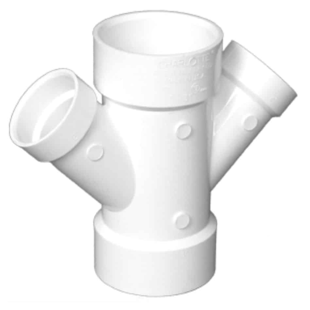 YEE DOBLE 1 1/2 PVC SANITARIO