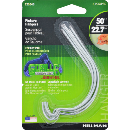 PICTURE HANGER P/50LB PK 5