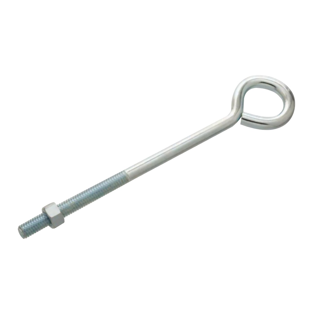 [79455] Hampton 1/2 in. X 12 in. L Zinc-Plated Steel Eyebolt Nut Included
