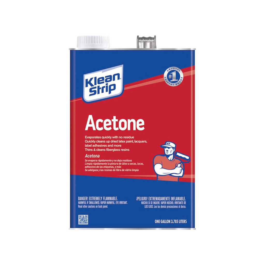 1 Gal. Acetone Flammable Paint Solvent