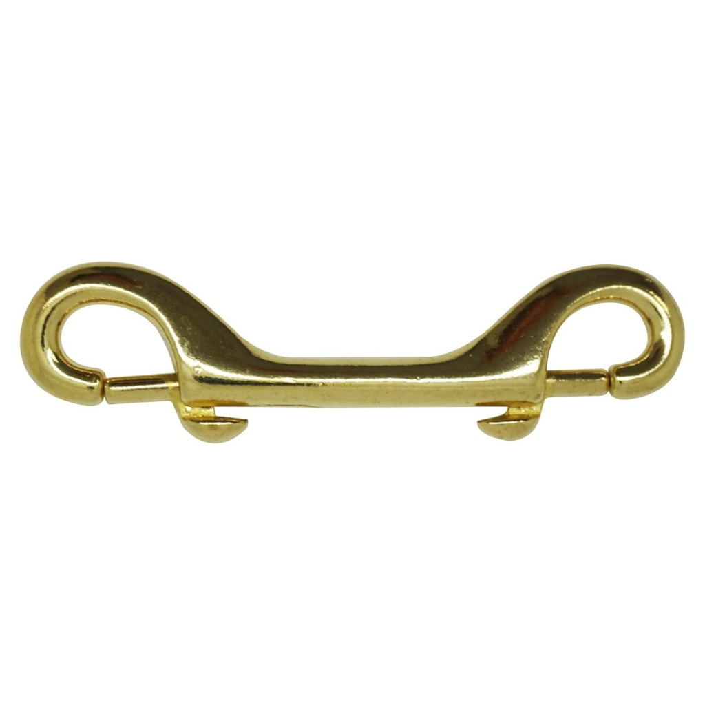 Campbell Chain 13/32 in. Dia. X 4-1/2 in. L Polished Bronze Double Ended Bolt Snap 100 Lb.