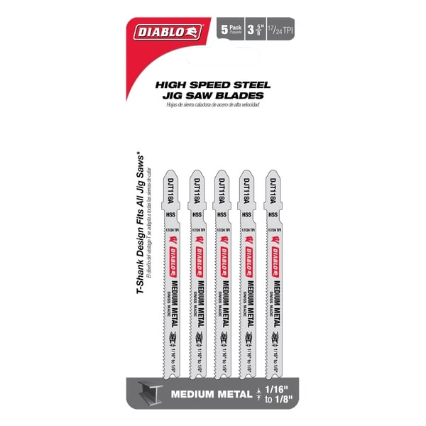 DIABLO JS BI-MET 3-3/8" 30T 5PK