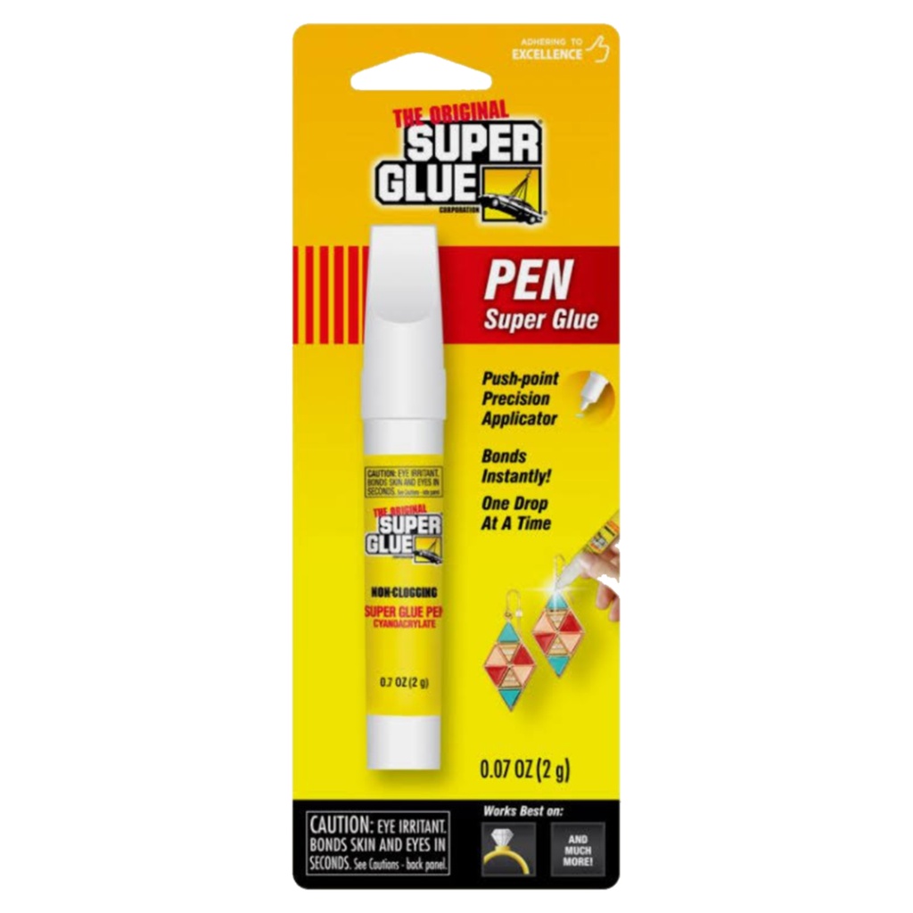 The Original Super Glue High Strength Cyanoacrylate Super Glue Pen 0.07 Oz