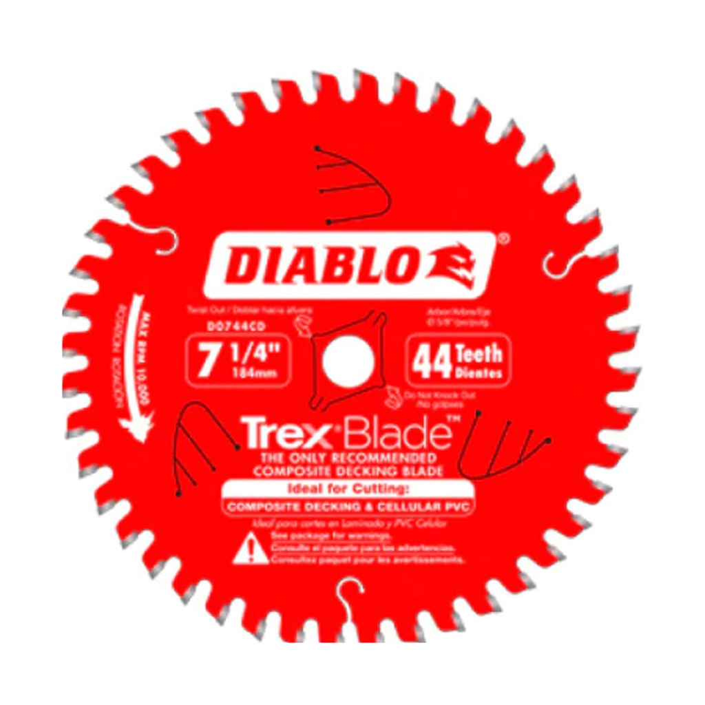 TREX SAW BLADE 7-1/4 44T