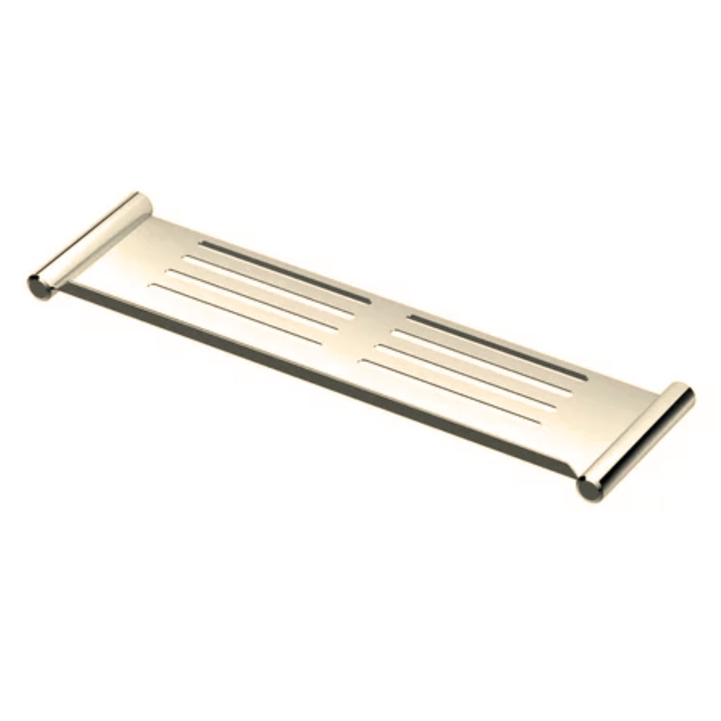 [366001558] Gatco 1460 Elegant 19" Metal Bathroom Shelf Satin Nickel Bathroom Storage Bathroom Shelf