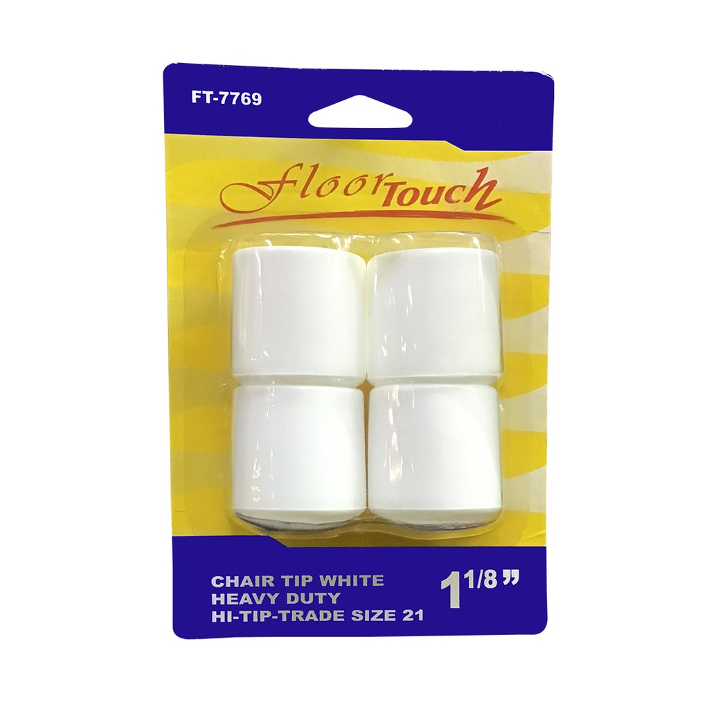 FURNITURE TIPS 1-1/8 WHITE #21