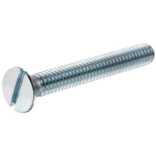 HILLMAN No. 8-32 Ga. X 1/2 in. L Phillips Flat Head Zinc-Plated Steel Machine Screws 100 Pk