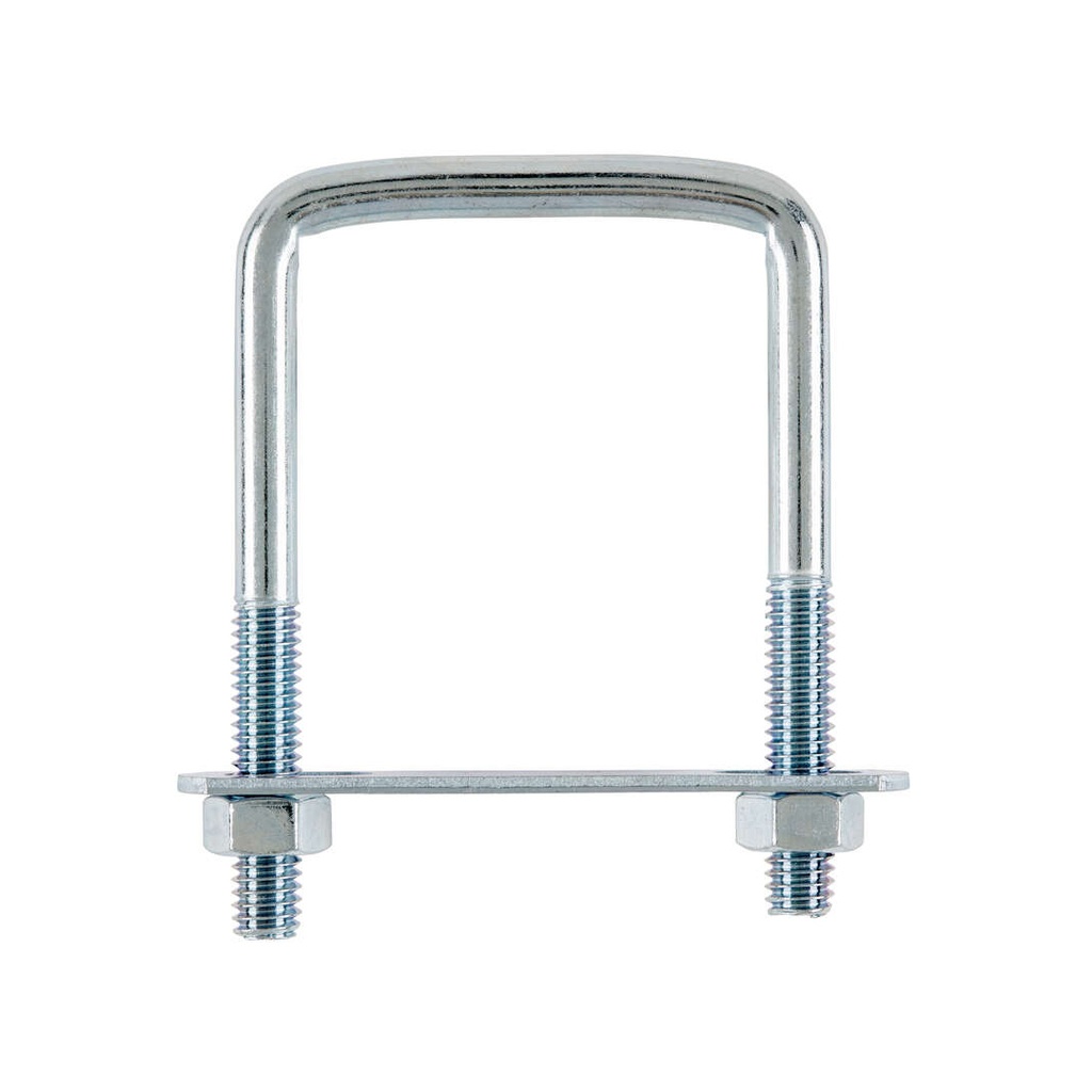 [58294] Hampton 5/16 in. X 2 in. W X 3 in. L Coarse Zinc-Plated Steel Square Bend U Bolt