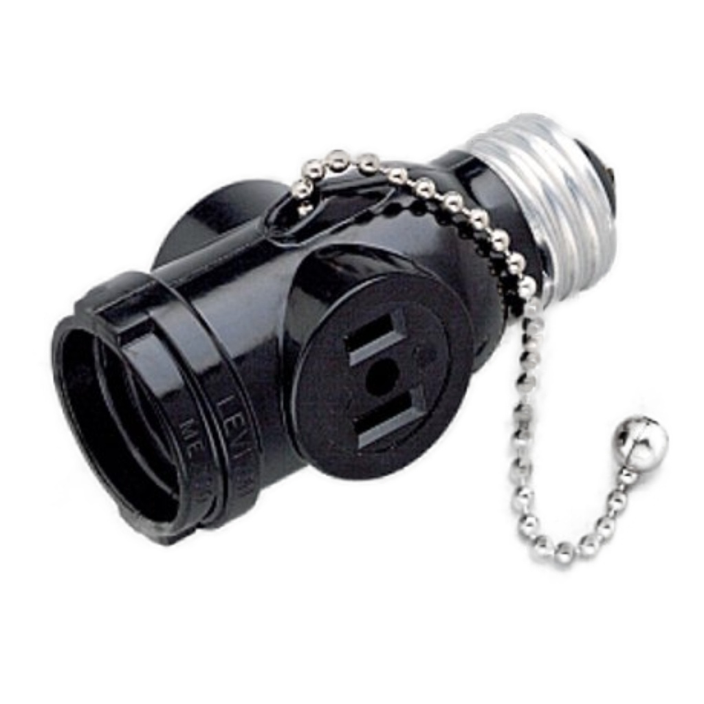 SATCO BAKELITE PULL CHAIN SOCKET