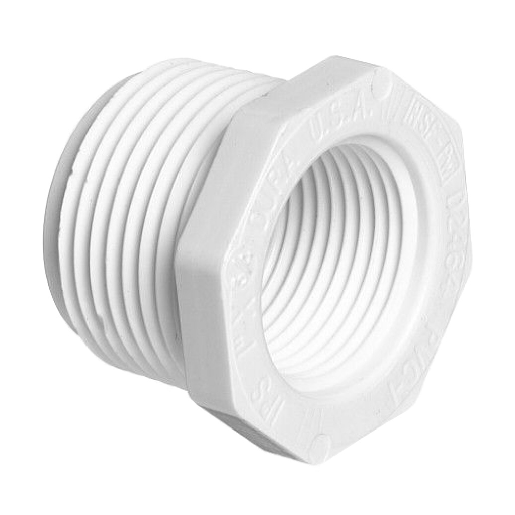 Bucha De Redução Com Rosca 1x3/4" Branco
