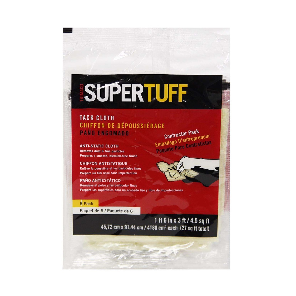 TACK CLOTH 6PK SUPERTUFF