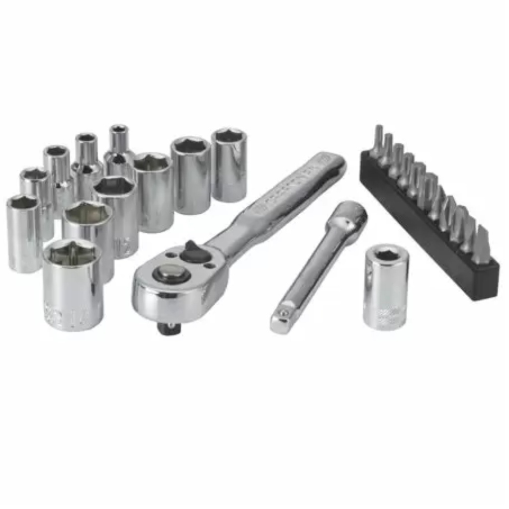 Craftsman 1/4 in. Drive Metric 6 Point Mechanic's Tool Set 24 Pc