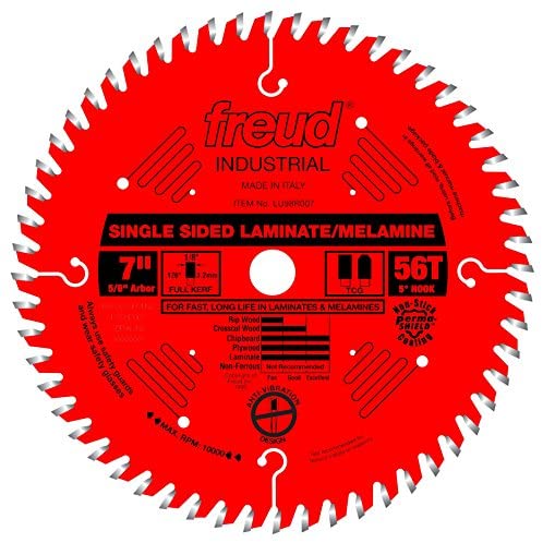 Freud 7in Single Sided Laminate/Melamine Blade with Perma-SHIELD Coating - LU98R007