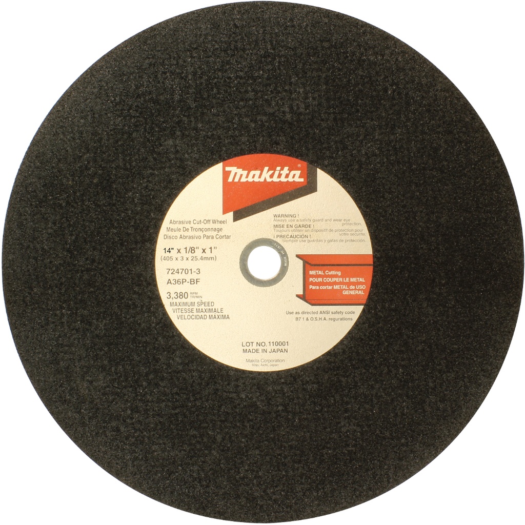 DISCO C/CONCRETO 14 X 1/8 X 1