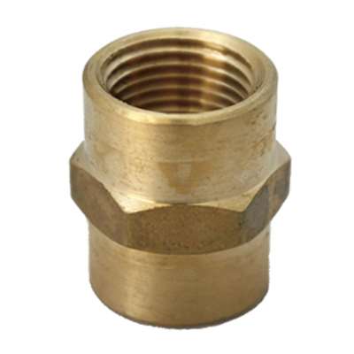 [4505137] 1/4 in. FPT X 1/8 in. D FPT Brass Reducing Coupling