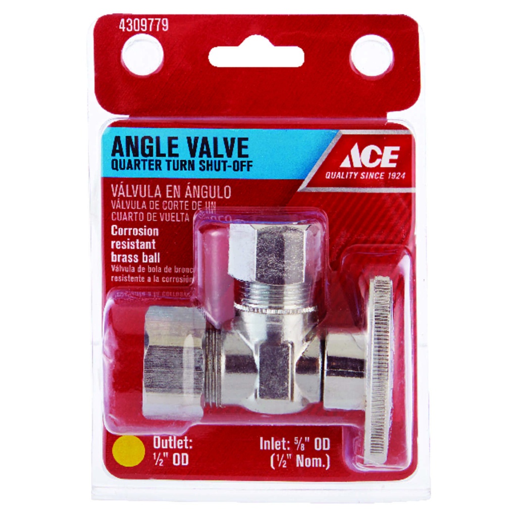 Ace Compression Compression Brass Shut-Off Valve