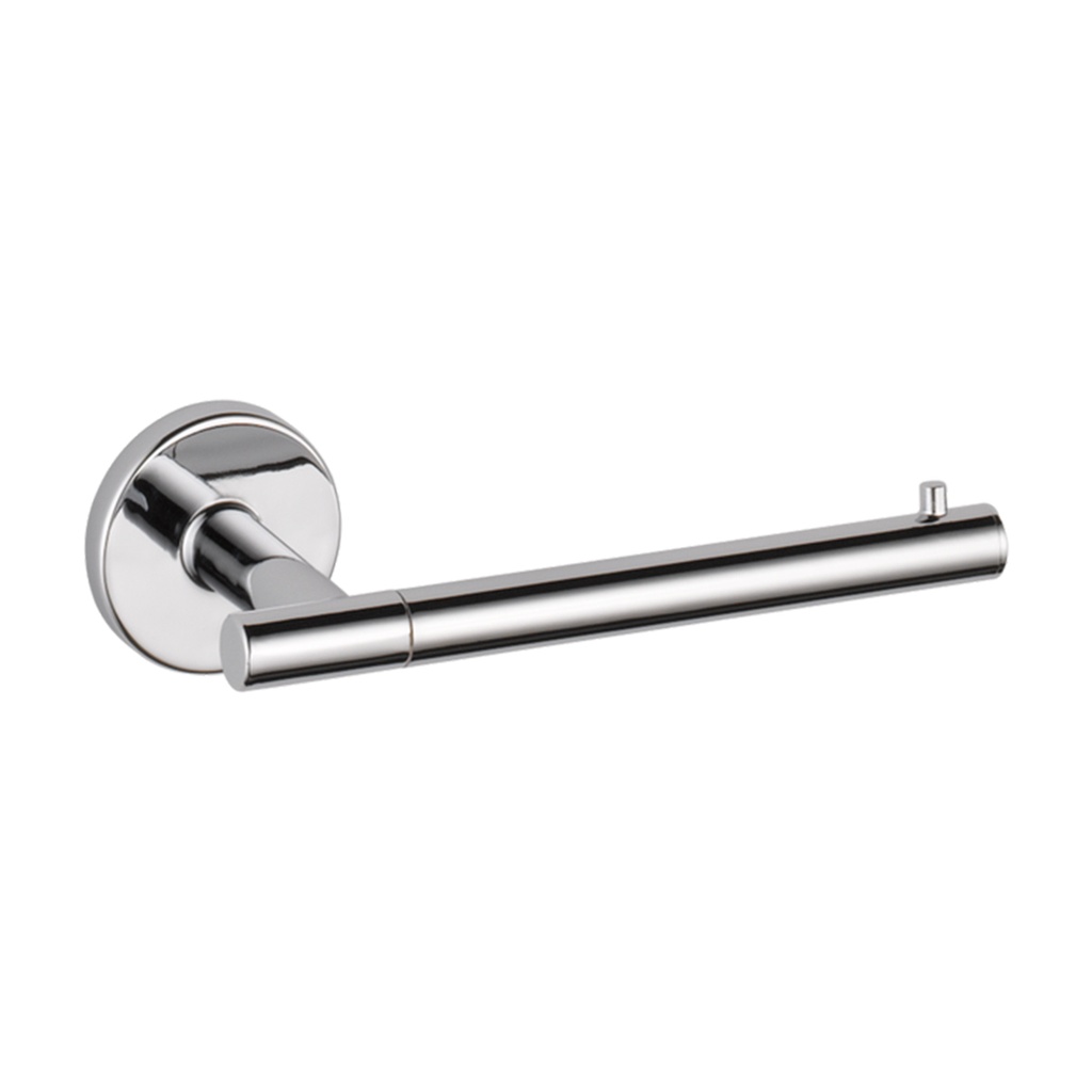 [75950] Delta 75950 Trinsic Single Bar Tissue Holder Chrome Bathroom Hardware and Accessories Bathroom Hardware Toilet Paper Holders