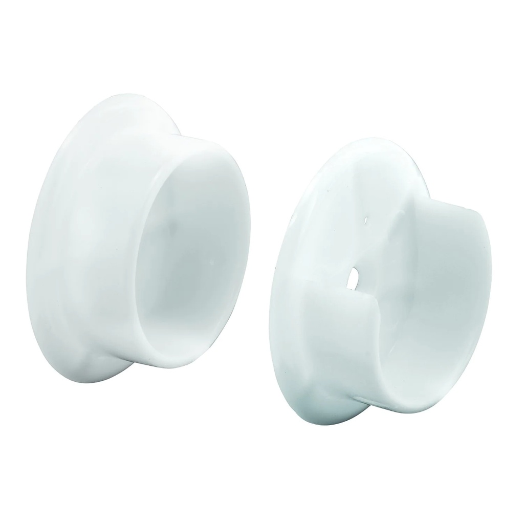 PLASTIC POLE SOCKET WHT