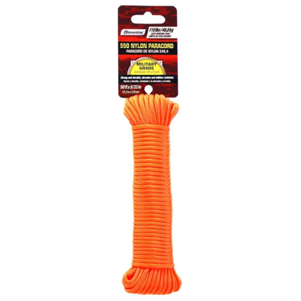 PARACORD 550 ORG 5/32X50