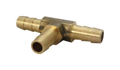 Company Brass 1/4 in. D X 1/4 in. D Tee Connector