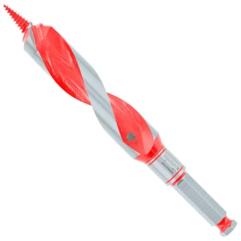 Diablo Dura-Tip 1 in. D X 7.5 in. L Auger Bit High Speed Steel 1 Pc