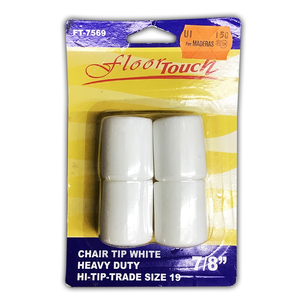 [FT7569] KF FURNITURE TIP  7/8  WHITE
