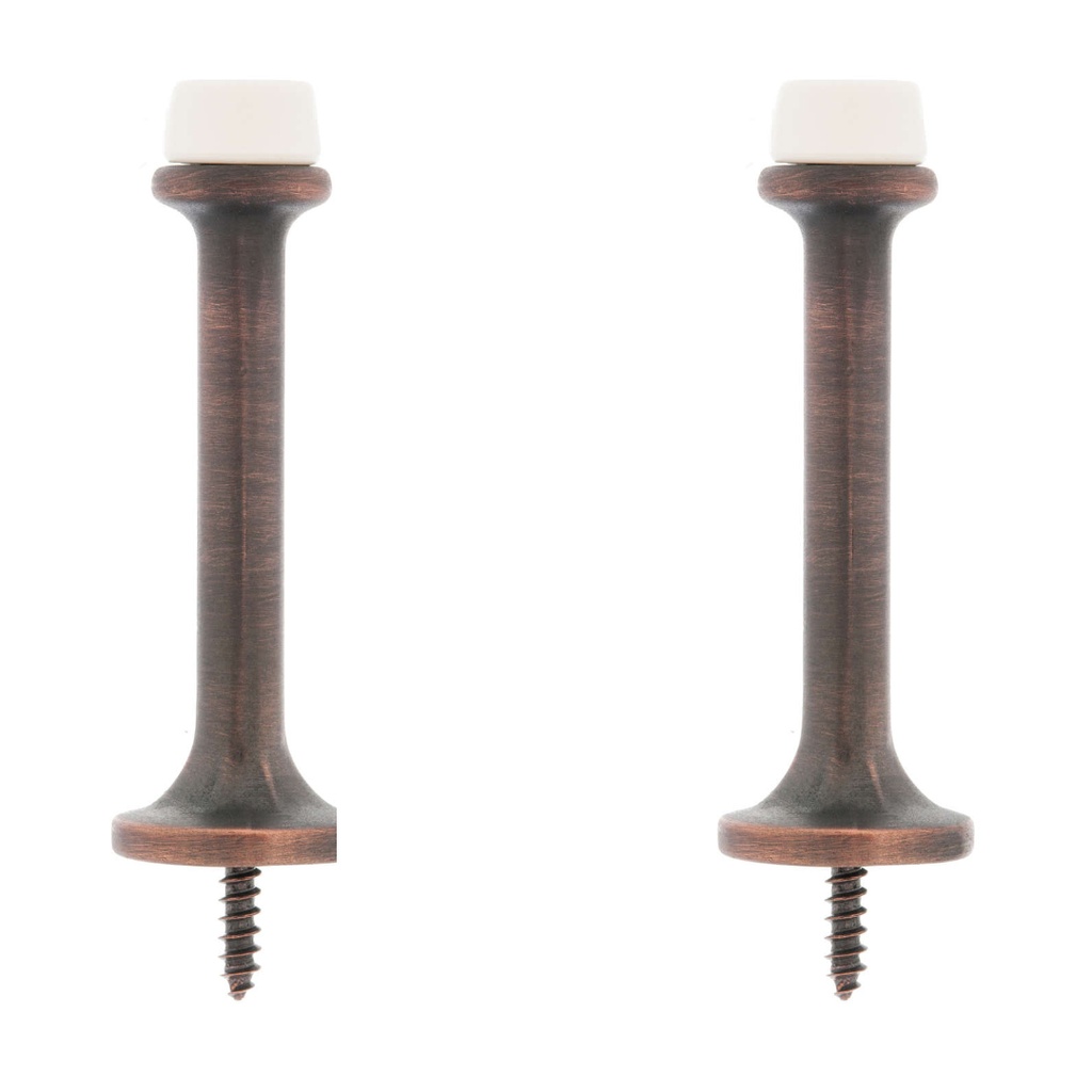 Ace Metal Rigid Door Stop Oil-Rubbed Bronze Yellow