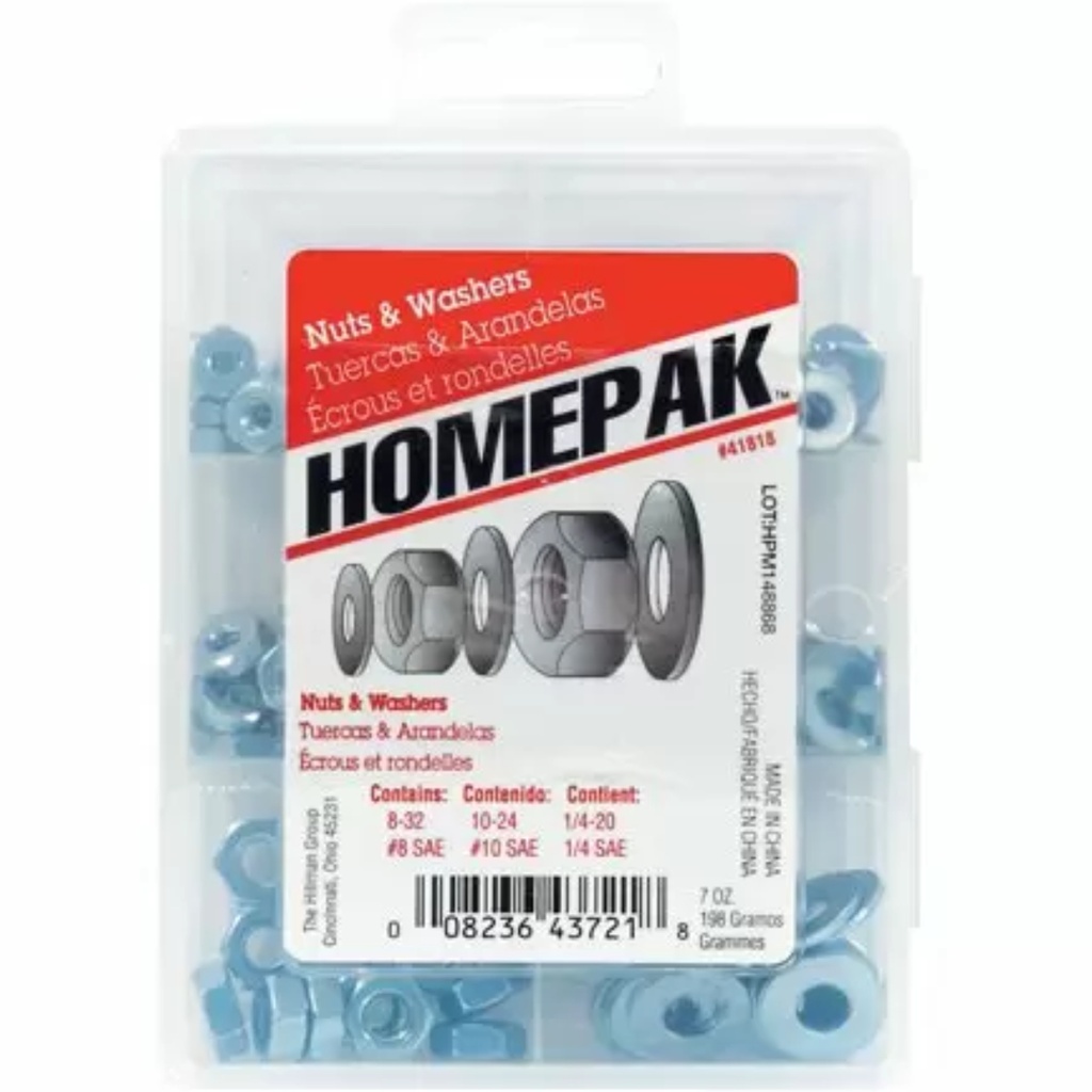 Hillman Zinc-Plated Steel Various Sizes Fender Washer 6 Pack