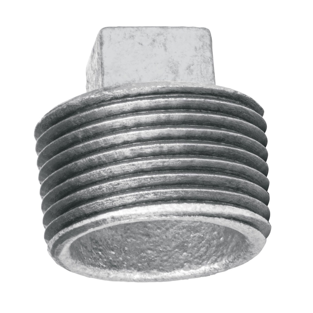 TAPON MACHO 1 1/4 GALV.