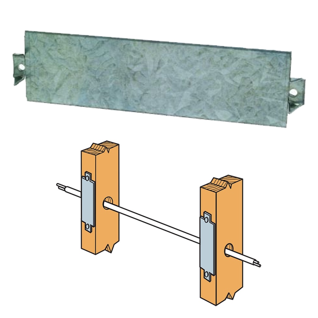 Simpson Strong-Tie 6 in. H X 0.4 in. W X 1.5 in. L Galvanized Steel Nail Stop