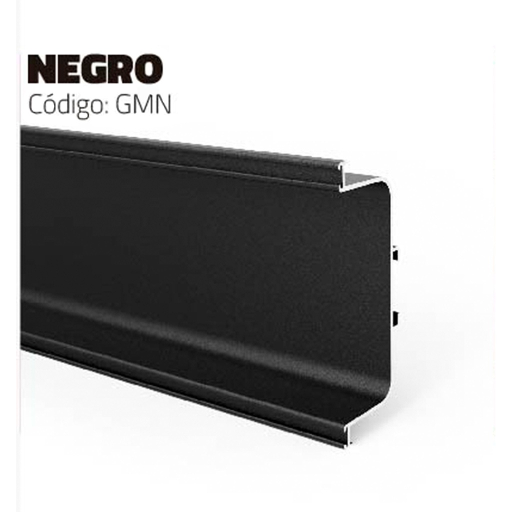 PERFIL GOLA MEDIO NEGRO 9.84'
