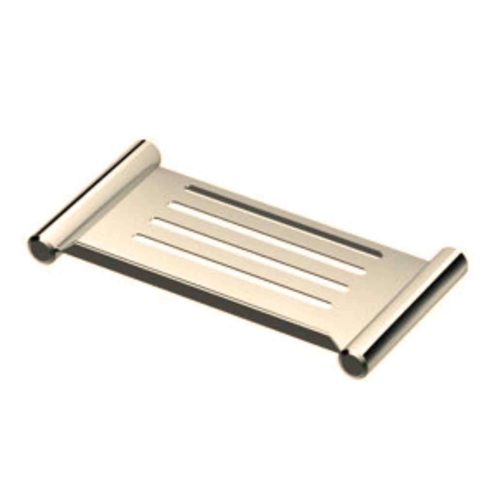 [366001560] Gatco 1467 Elegant 10" Stainless Steel Bathroom Shelf Brushed Bathroom Storage Bathroom Shelf