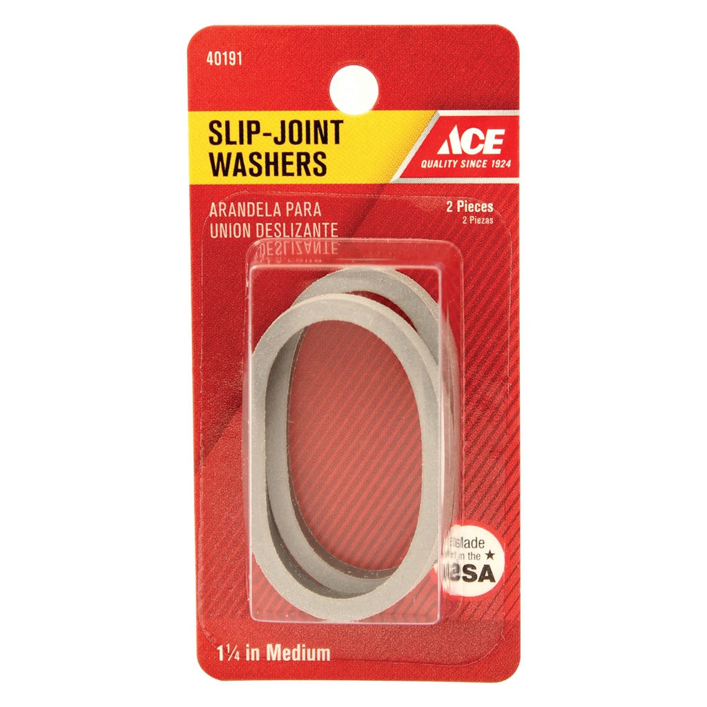 Ace Slip Joint Washer 1-1/4 in. Carded