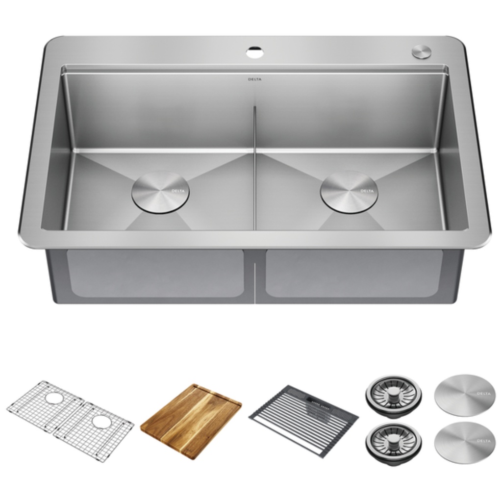LORELAI KITCHEN SINK 33" S/STEEL