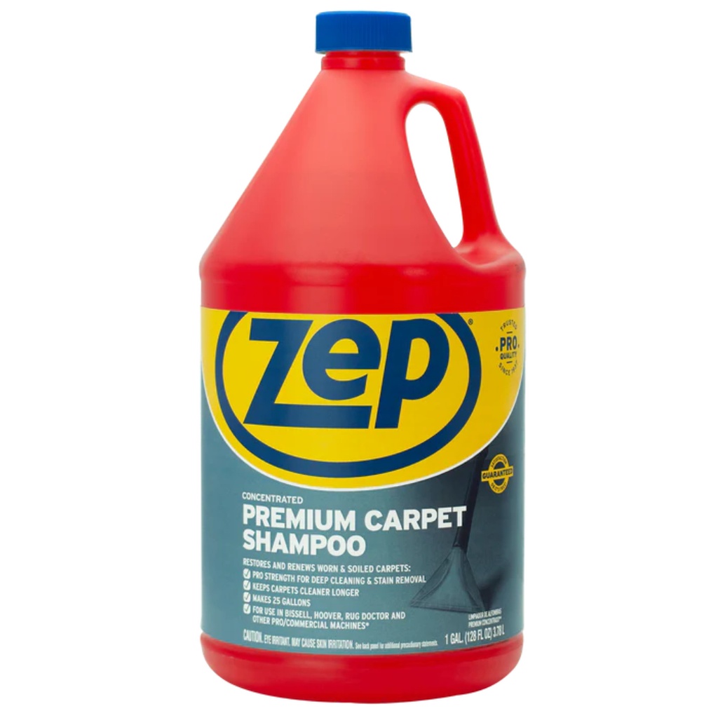 Zep Commercial Pleasant Scent Carpet Shampoo 128 Oz. Liquid