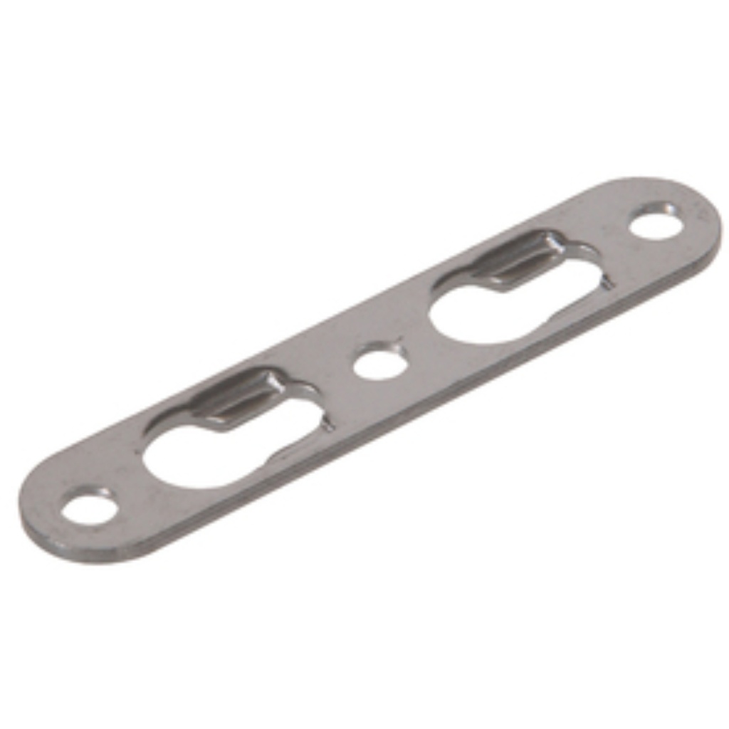 The Hillman Group 122215 Double Hole Heavy Duty Keyhole Hanger   White