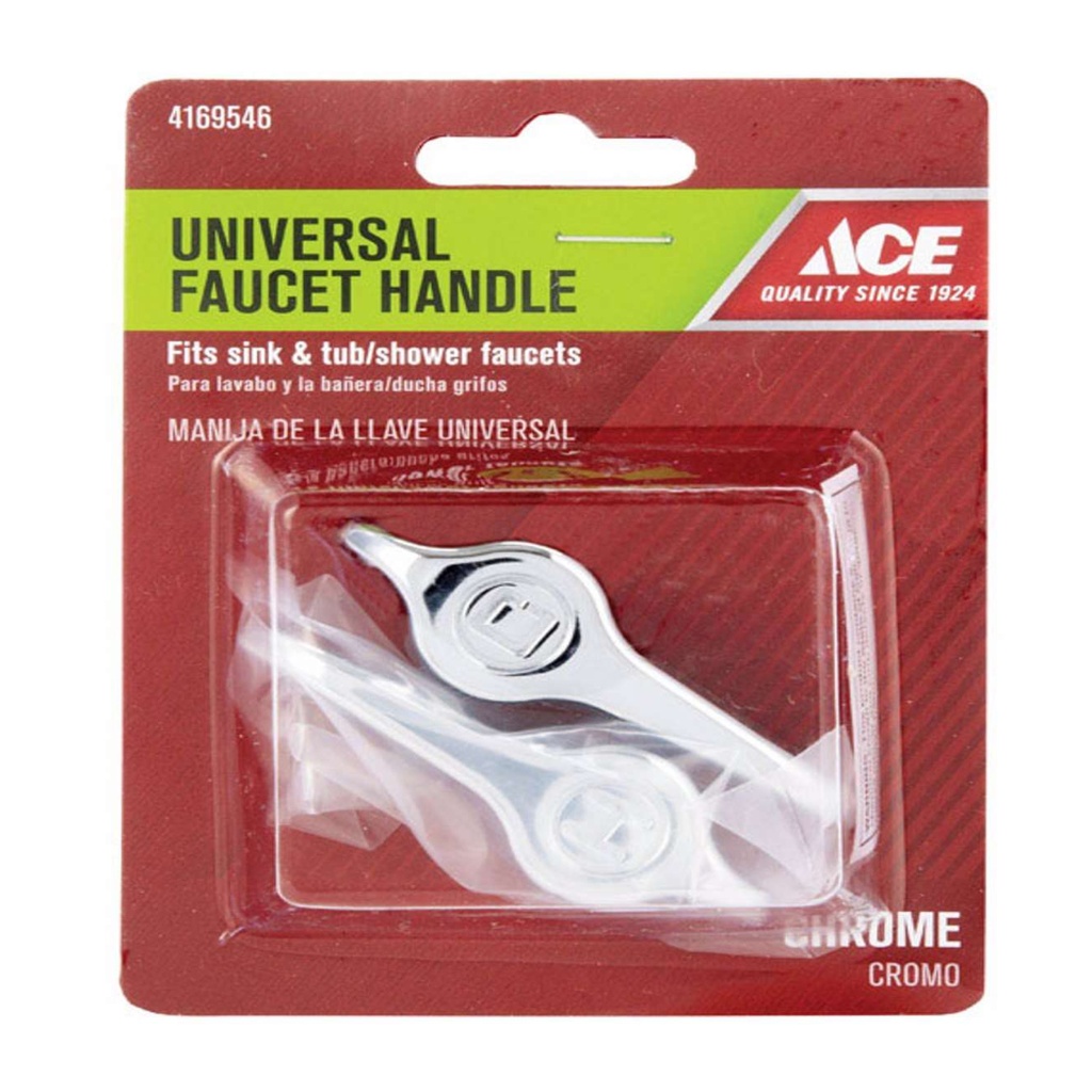 Ace for Universal Chrome Sink and Tub and Shower Faucet Handles