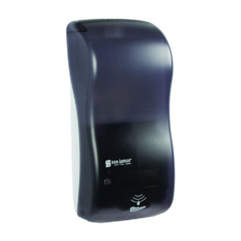 San Jamar SH900TBK 900 ML Wall Mount Automatic Liquid Hand Soap/Sanitizer Dispenser - Plastic, Black Pearl, Touchless, Pearl Black