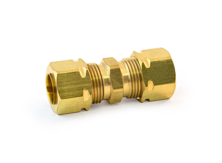 COMP UNION 3/16X3/16" LF
