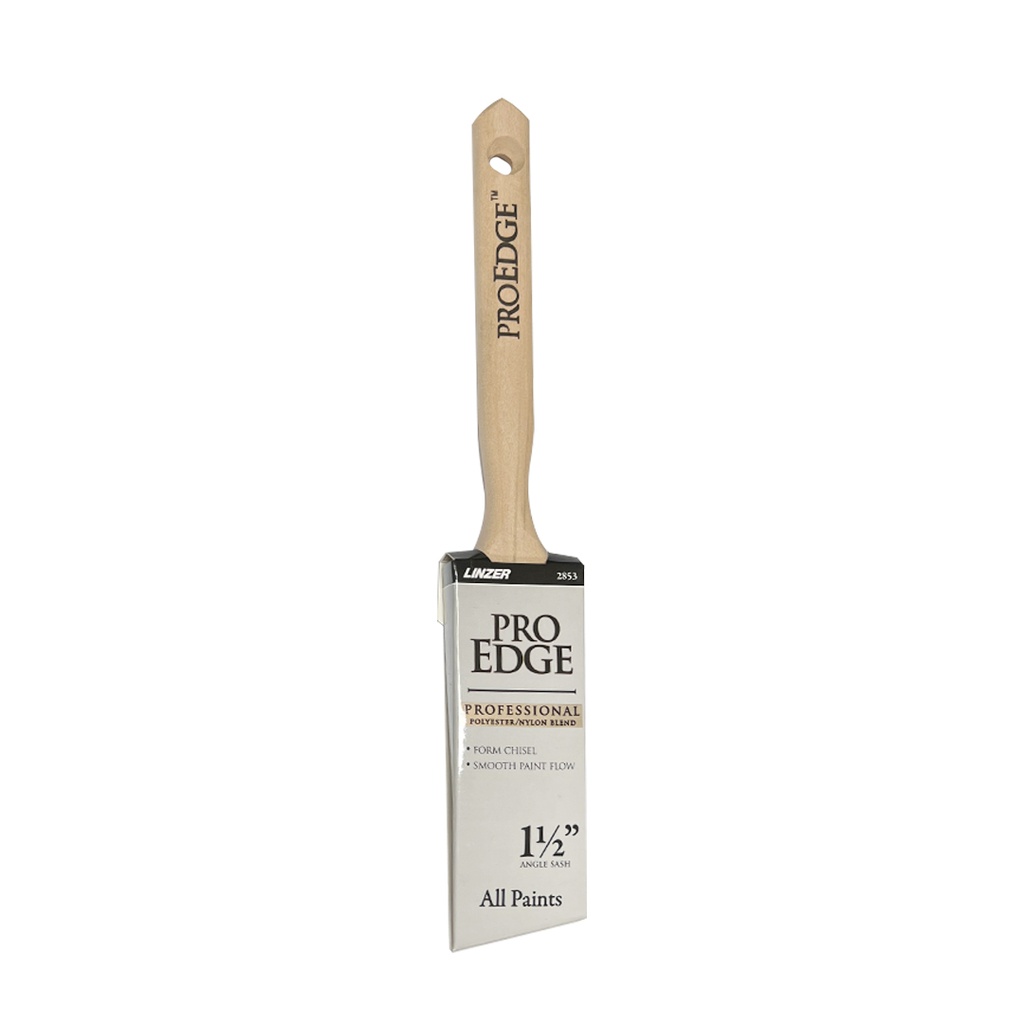 [2853-15] Products 398253211 2853 1.5 in. Pro Edge Poly Nylon Angle Sash Brush