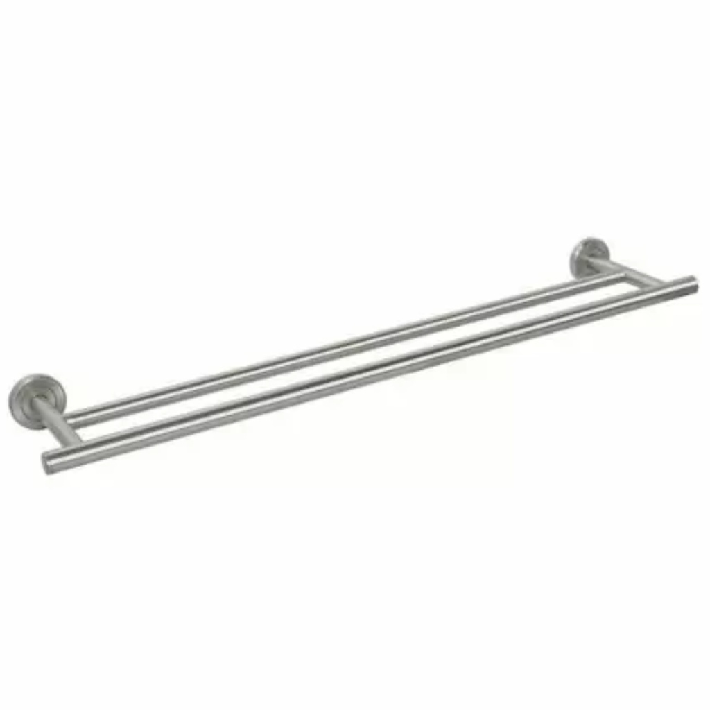 Latitude II 24 in. Double Towel Bar in Satin Nickel