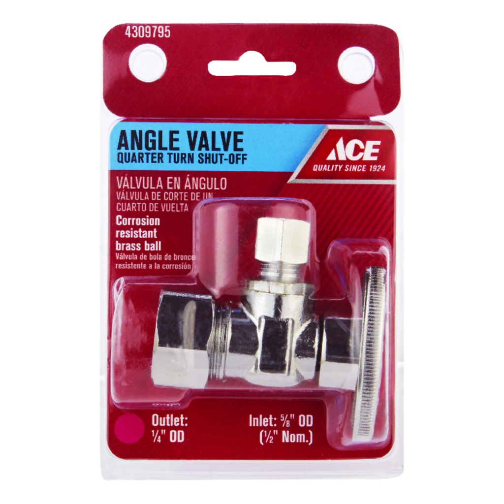 [4309795] Ace Compression Compression Brass Shut-Off Valve