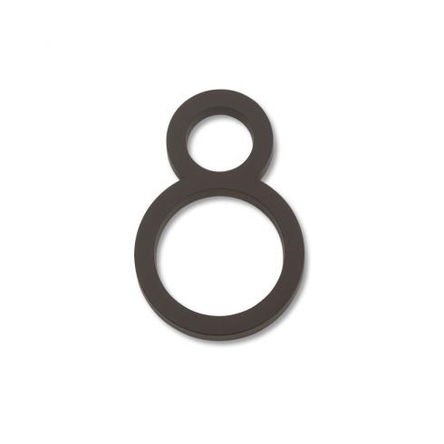 Atlas Homewares AVN8 Modern Avalon Address Number 8 Aged Bronze Home Accents Address Numbers