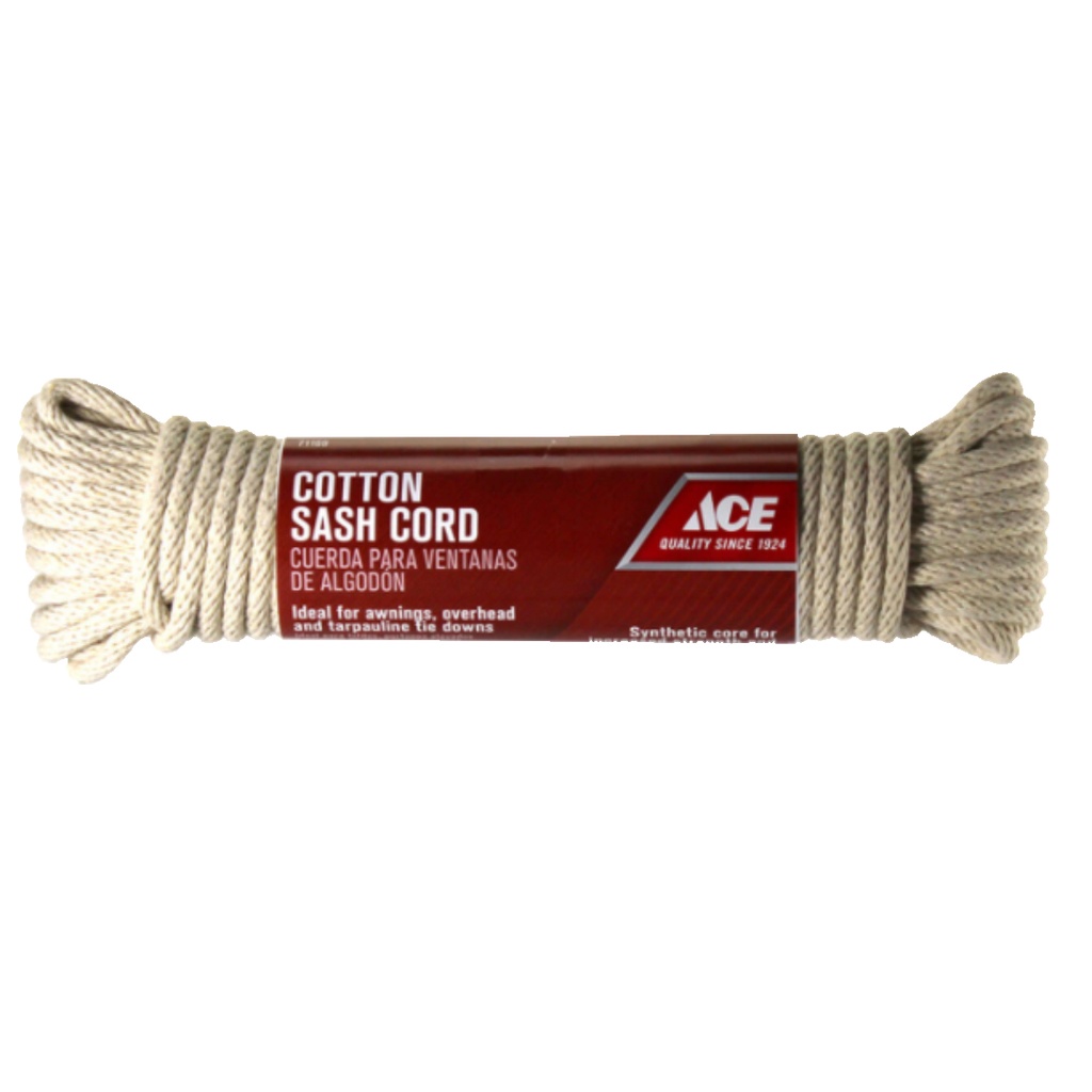 CORD SASH COTTON 1/4X50