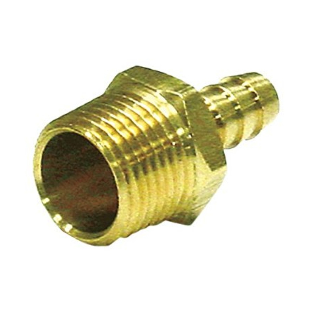 HOSE BARB 1/2X3/8"MPT LF