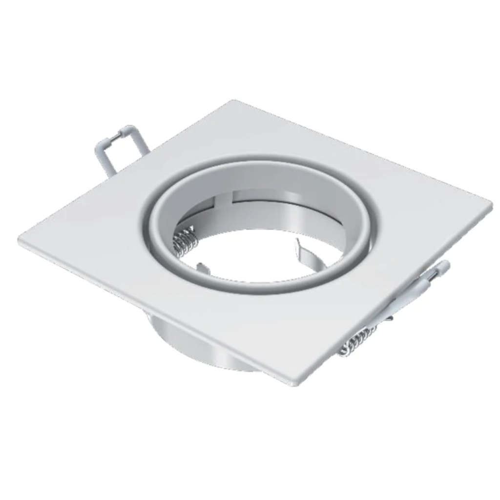 BASE CUADRADA SILVER P/MR16