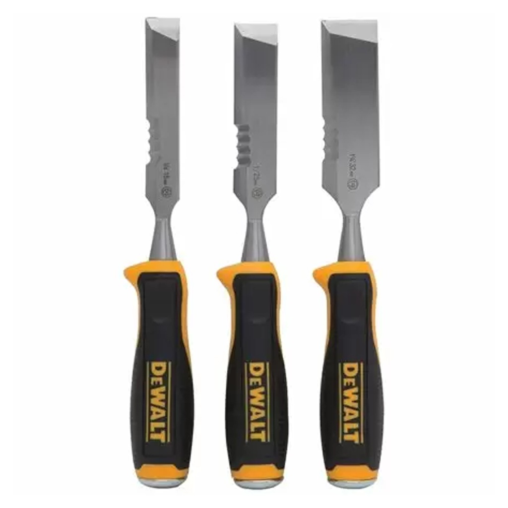 [2007249] DeWalt Side Strike Wood Chisel Set 3 Pk