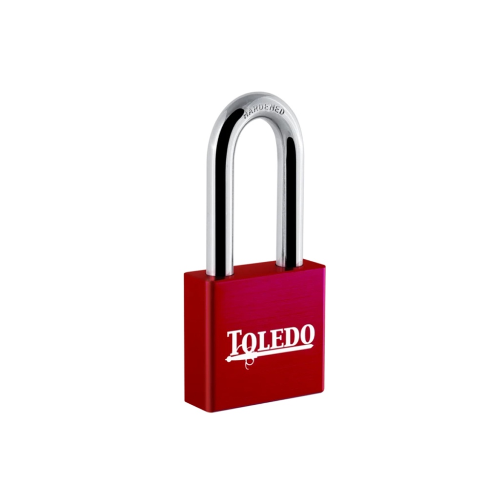 TOLEDO CANDADO ALUM TBK202AL RED