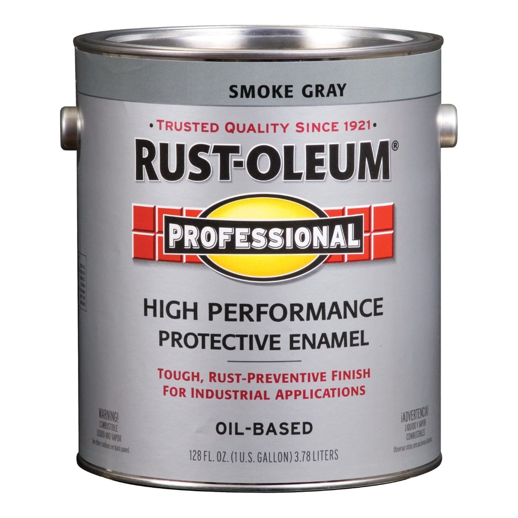 [420007596] 1 Gal. High Performance Protective Enamel Gloss Smoke Gray Oil-Based Interior/Exterior Paint